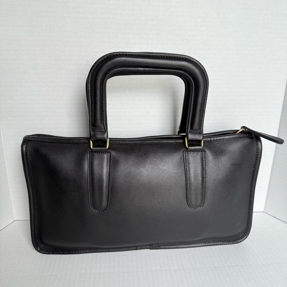 Coach RARE NWT 70s Vintage Bonnie Cashin Slim Leather Satchel 9425 – Made in USA - Picture 3 of 8